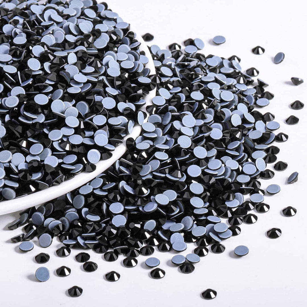 BEADSLAND Hotfix Strasssteine Bulk, 14400 Stück Kristall Hotfix Strasssteine zum Basteln Kleidung DI