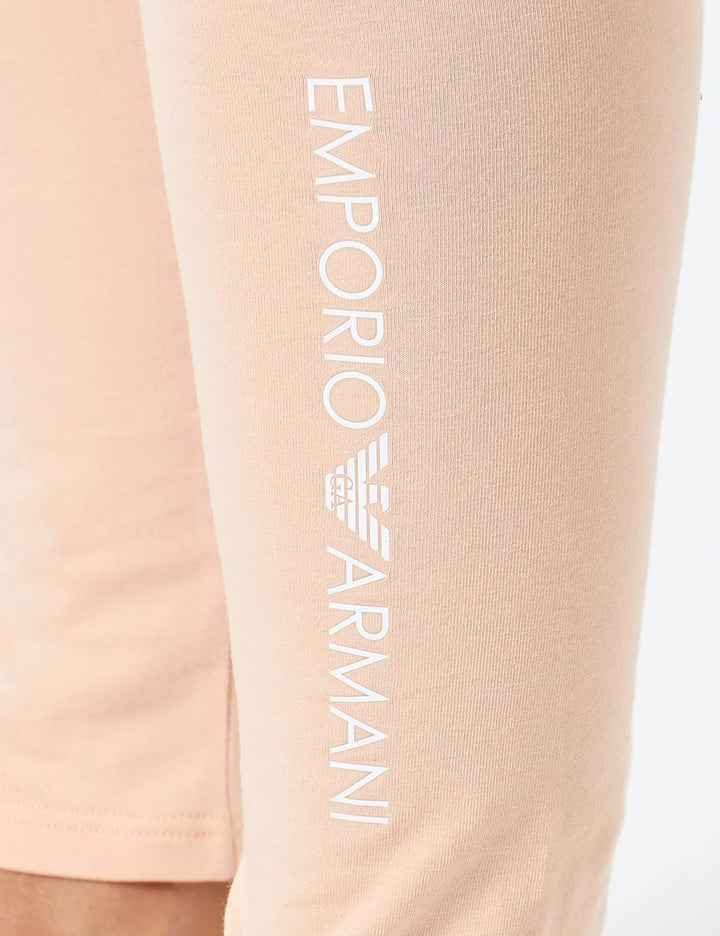 Emporio Armani Damen Iconic Logoband Leggings S Apricot, S Apricot