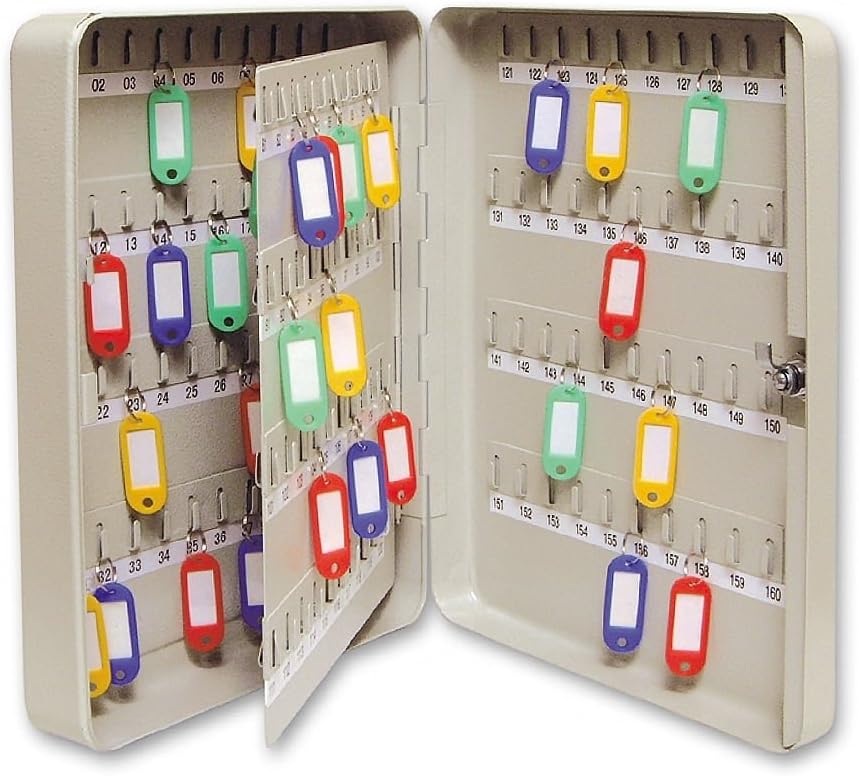 Sterling Locks KC140 Sperren Schlüsselkasten mit 140 Haken, Grau 140 hooks, 140 hooks