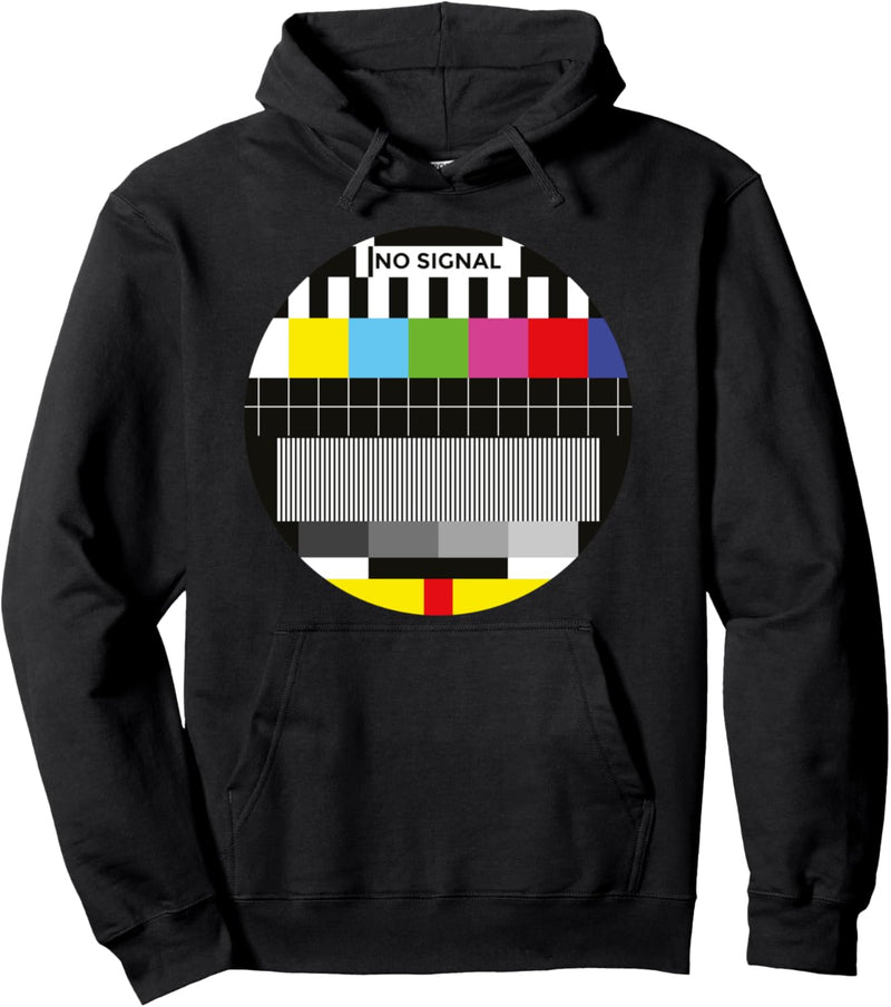 Fernseher Testbild 80er 70er Oldschool Vintage Retro Pullover Hoodie