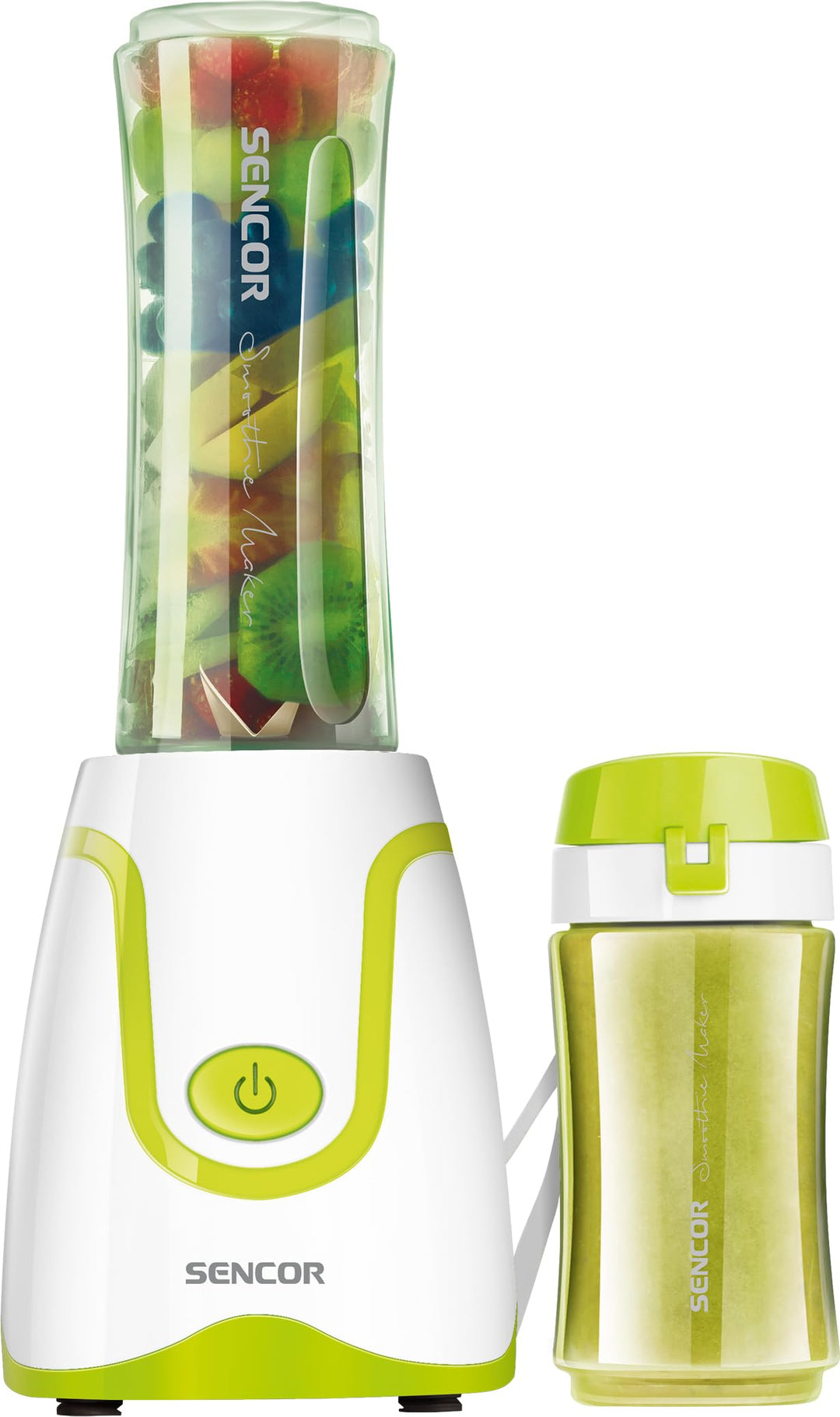 Sencor Ultra leistungsstarker Smoothie-Standmixer, 500 W, 2 Flaschen Tritan, 0,6 l & 0,3 l, BPA-frei