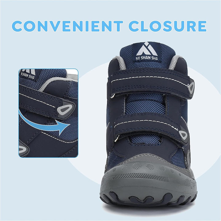 Mishansha Kinder Wanderschuhe rutschfest Leicht Trekking Wanderstiefel für Jungen Mädchen Gr.24-38 K