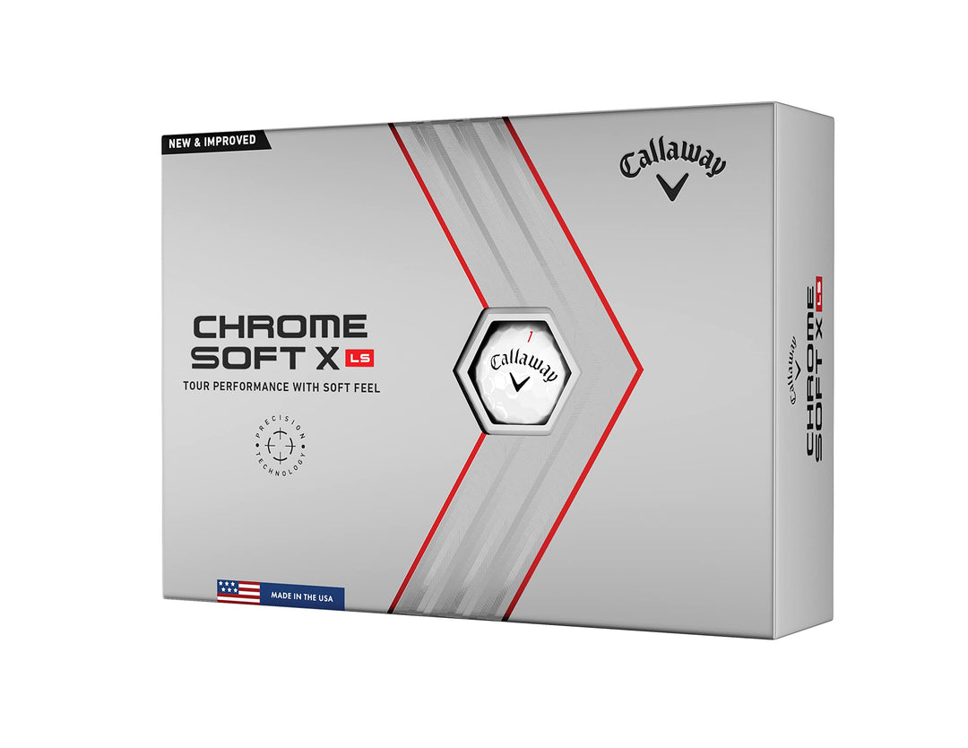Callaway Golf 2022 Chrome Soft X LS Golfbälle Weiss Weiss, Weiss Weiss
