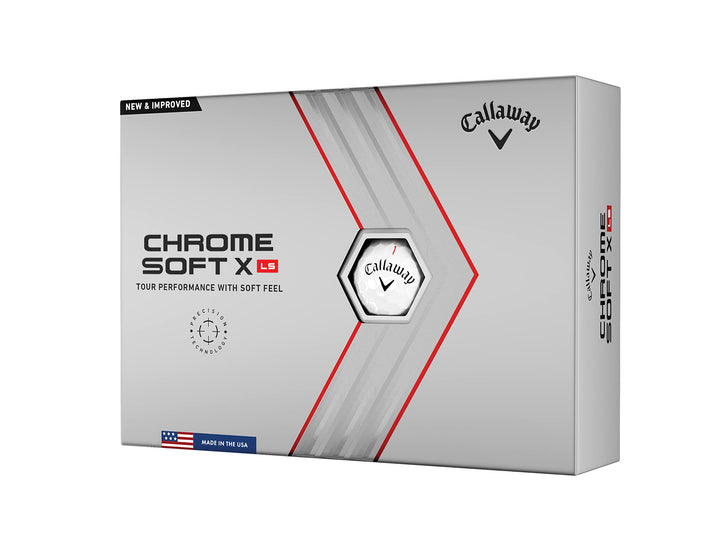Callaway Golf 2022 Chrome Soft X LS Golfbälle Weiss Weiss, Weiss Weiss