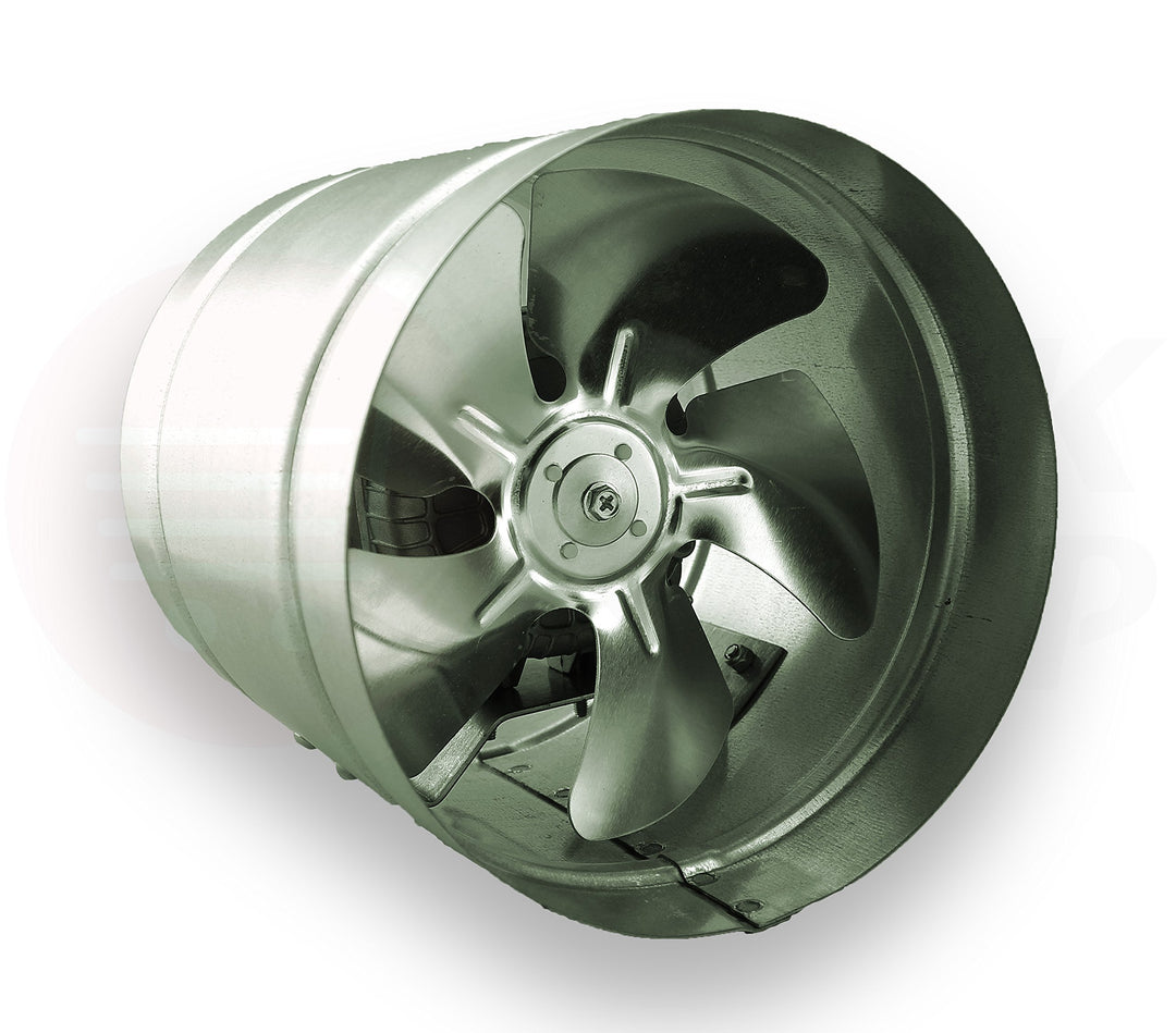 Axialer Rohrventilator Ø 315 mm 1350m³/h Rohrlüfter Lüfter Hochdruck Ventilator Abluft Gebläse Metal