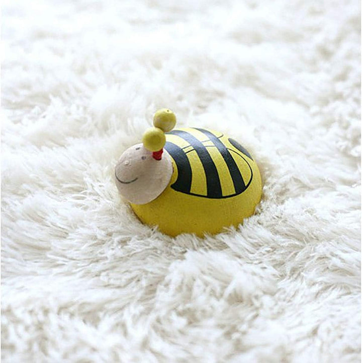 Leesentec Area Rugs Round Bedroom Carpets Living Room Anti Slip Soft Fluffy Rug Shaggy Floor Mats La