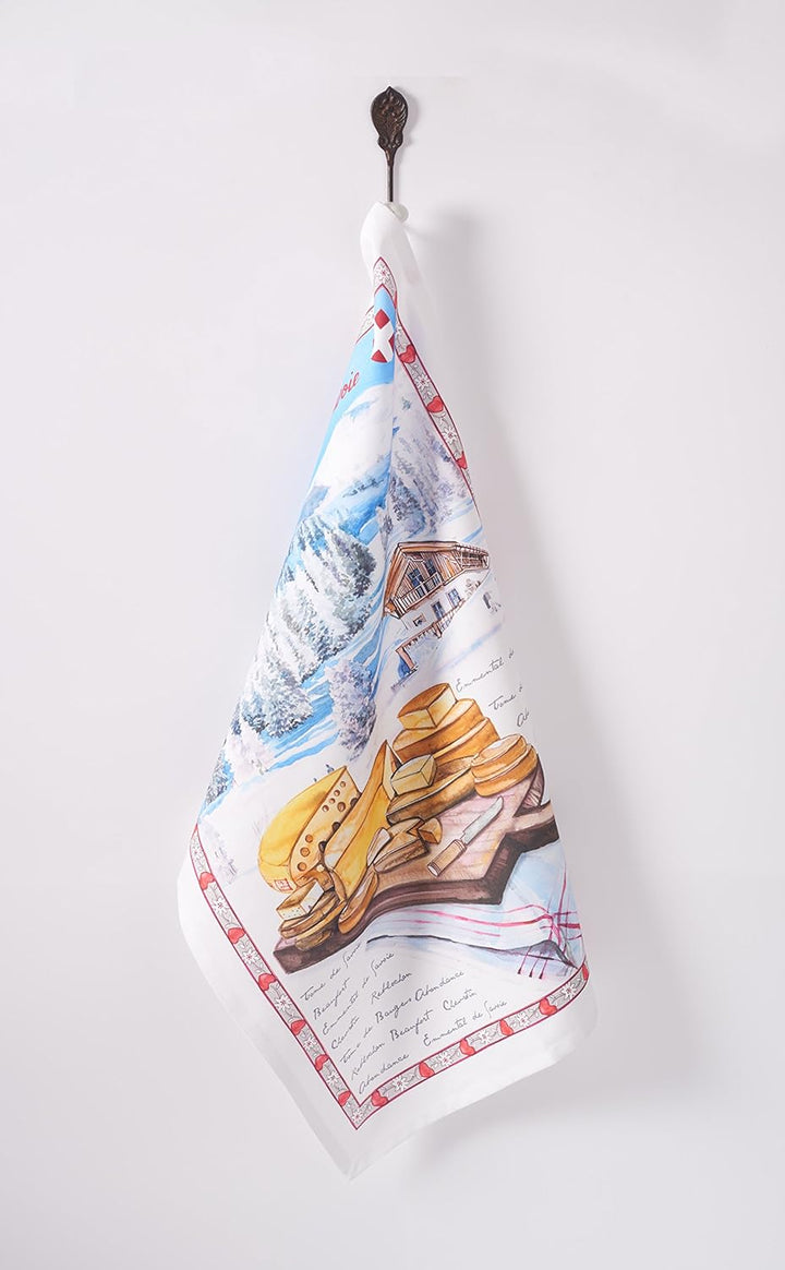 Maison d' Hermine Küchentücher, 100% Baumwolle, weich, saugfähig, 50,8 x 70,5 cm, 2 Stück Multicolor