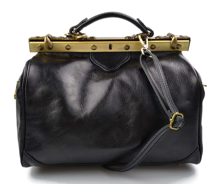 Damen leder doktor bag doctorbag handtasche shultertasche gürteltasche hüfttasche umhängetasche trag