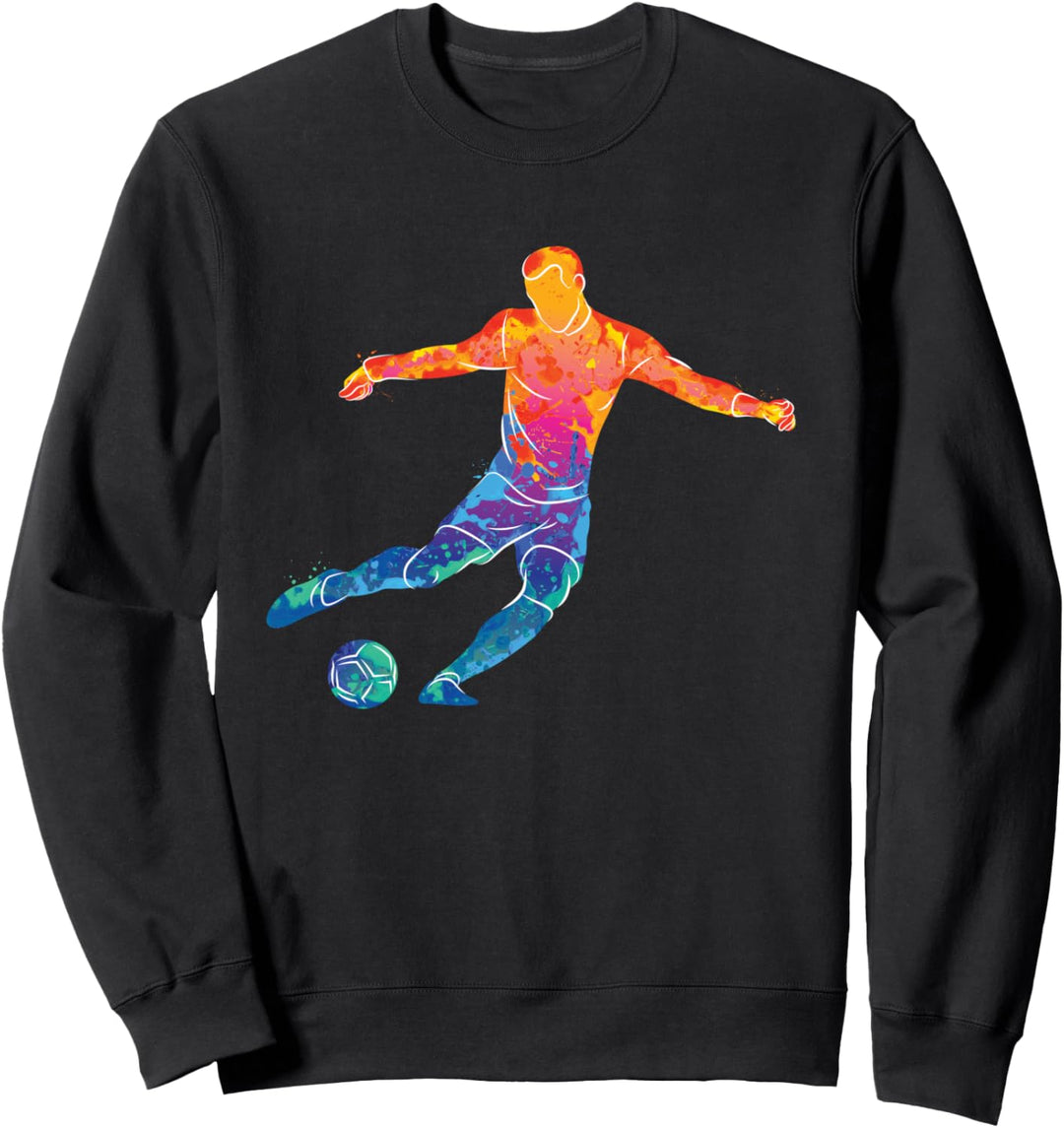 Fussball Fussballer Fussballspieler Fussball Sweatshirt