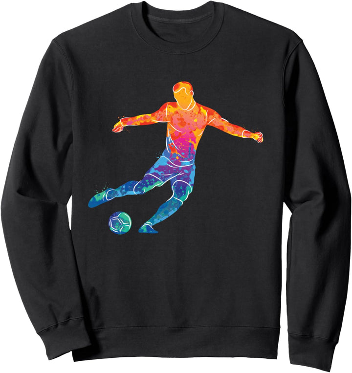 Fussball Fussballer Fussballspieler Fussball Sweatshirt