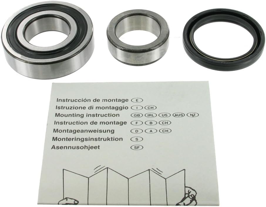 SKF Radlagersatz Radlager Set Hinten | VKBA 6826 | Für IGNIS WAGON R+
