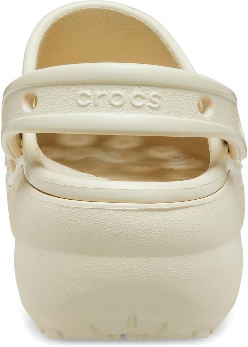 Crocs Damen Classic Platform W Clogs 34/35 EU Bone, 34/35 EU Bone