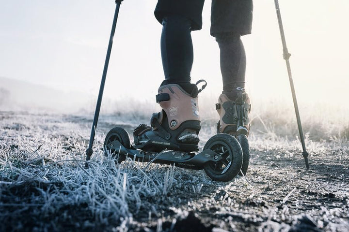 Powerslide Nordic Inline Skate XC Skeleton 150, für Off-Road, für Damen und Herren 43-49, 43-49