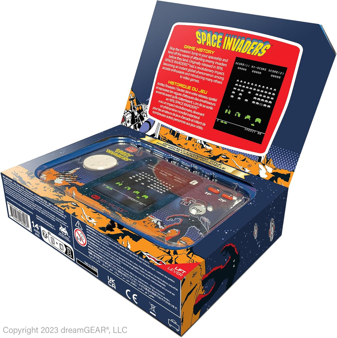 My Arcade Space Invaders Pocket Player Pro tragbares Spielsystem