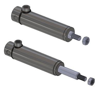 Bremszylinder mit Rückholfeder innen einfachwirkend, Hydraulikzylinder Anhänger