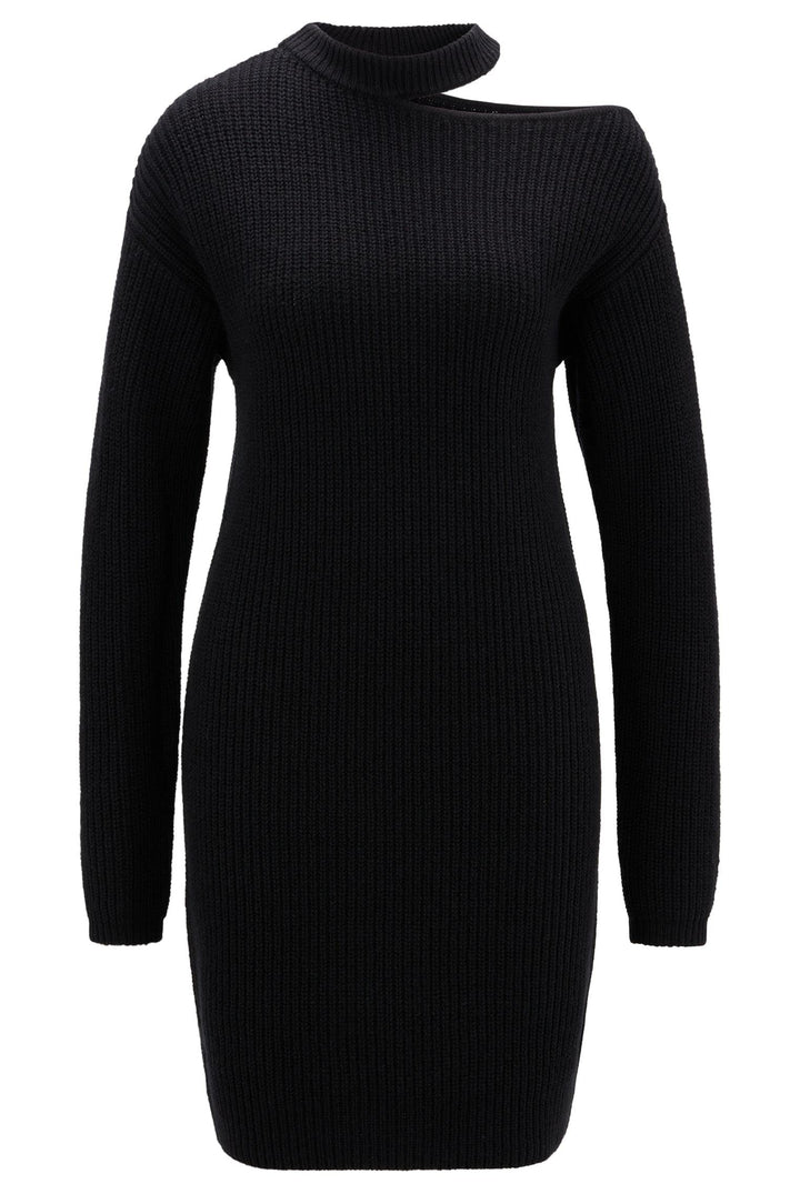HUGO Damen Sondellia Dress M Black1, M Black1