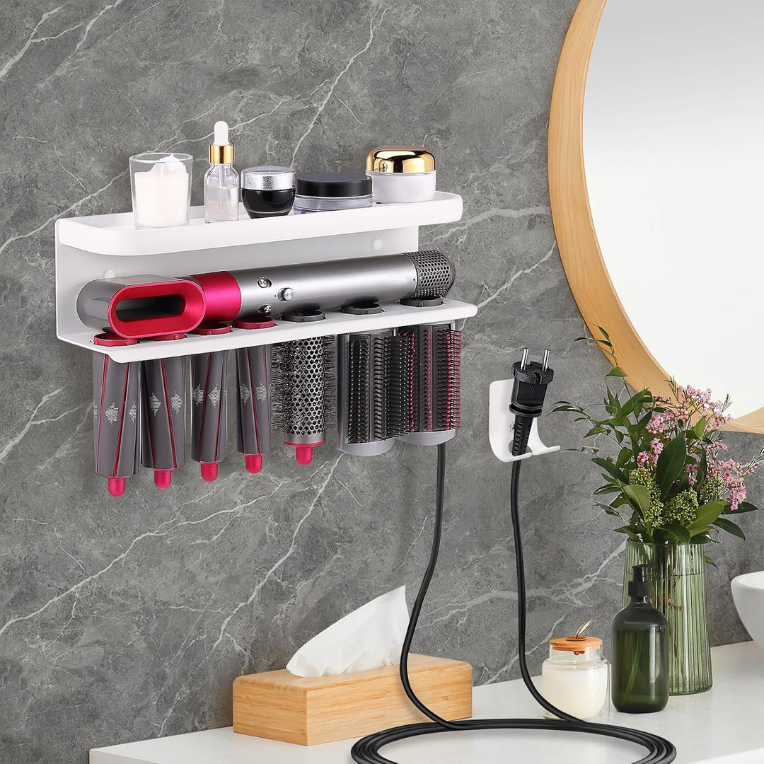 AXNSATRE Halterung Ohne Bohren für Dyson Airwrap & ZubehöR, Halterung Wandhalterung für Dyson Airwra