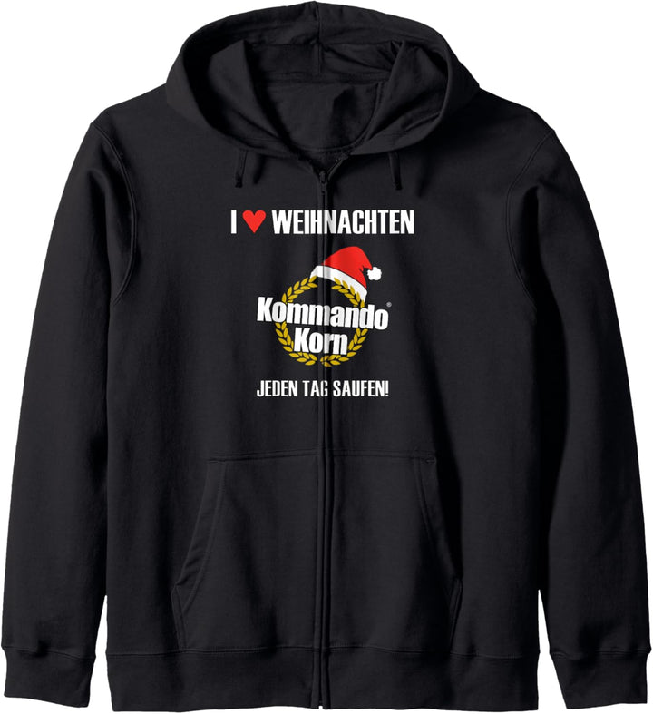 Kommando Korn Weihnachts Kapuzenjacke