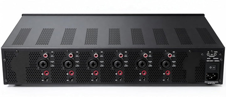 3eAudio PAM256 Multikanal-Endstufe - 6-Kanal Verstärker mit 250W pro Kanal, TPA3255 PBTL, GaN & PFFB