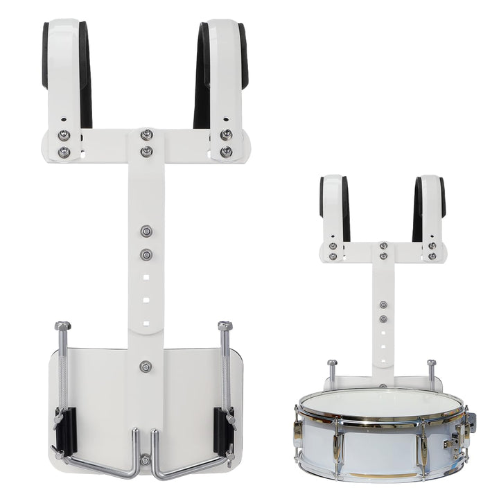 MILISTEN Snaredrum Carrier Adjustable Snare Drum Shoulder Strap Harness Backing Frame Percussion Ins