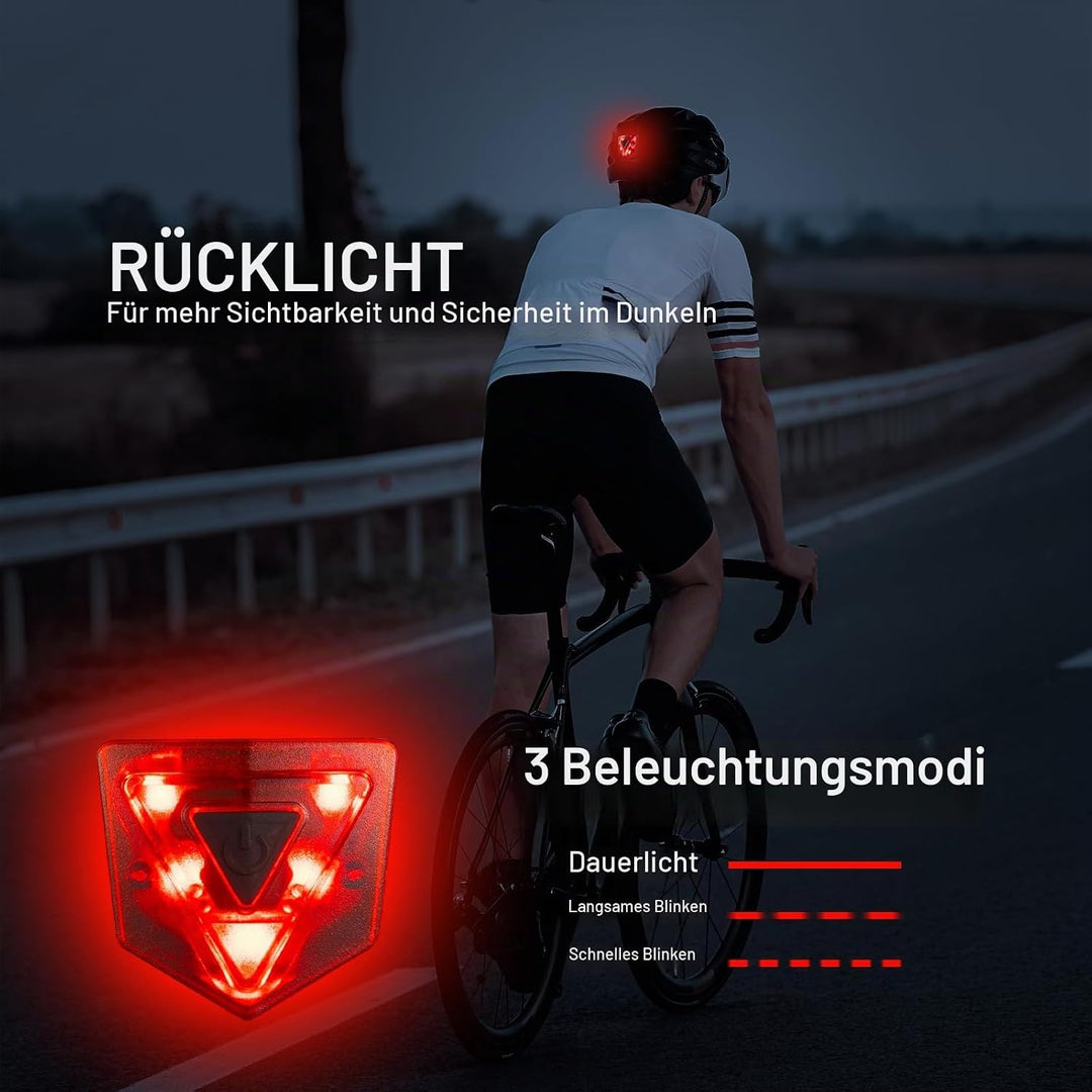 Favoto Fahrradhelm Herren mit Licht - Damenhelm Fahrradhelm Leichtgewicht Atmungsaktiv mit Brille Rü