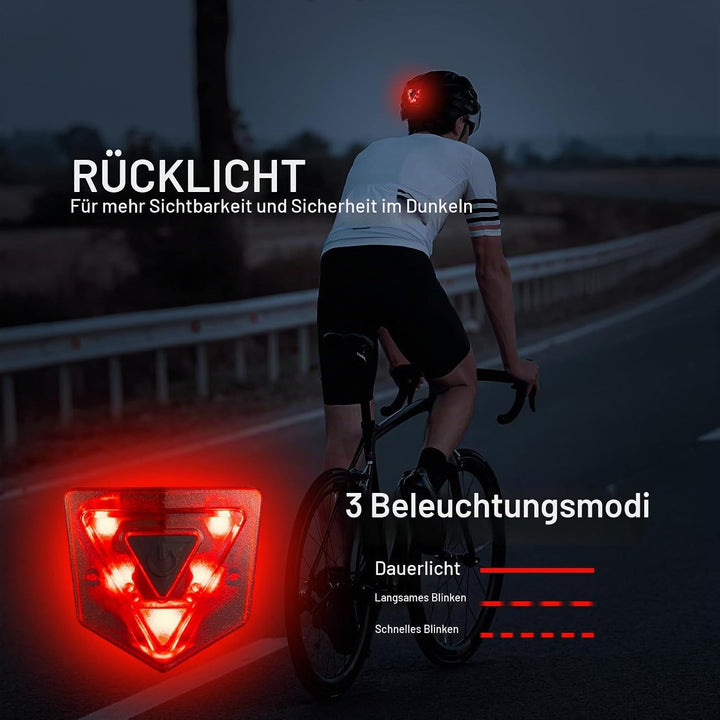 Favoto Fahrradhelm Herren mit Licht - Damenhelm Fahrradhelm Leichtgewicht Atmungsaktiv mit Brille Rü