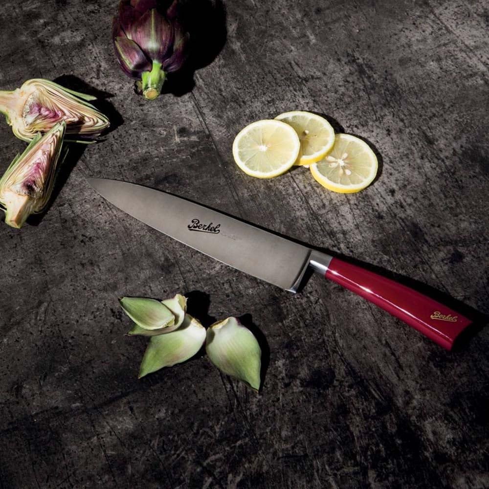 Van Berkel - Wurstemesser - Elegance Serie | Klingenlänge: 26 cm | Griff: Rot|*Blisterverpackung* Ro