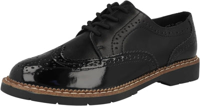 s.Oliver Damen Schnürschuhe Oxford Elegant 37 EU Black Comb, 37 EU Black Comb