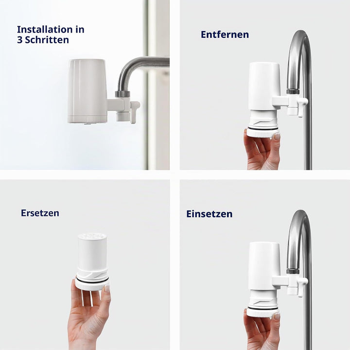 Tappwater Essential - Nachfüllkartuschen Wasserfilter für Trinkwasser - Satz mit 2 Nachfüllkartusche
