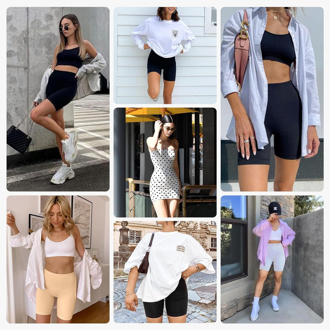 YADIFEN Radlerhose Damen Kurz Unterhose Hotpants Damen Boxershorts Damen Lange Frauen Panties Unterw