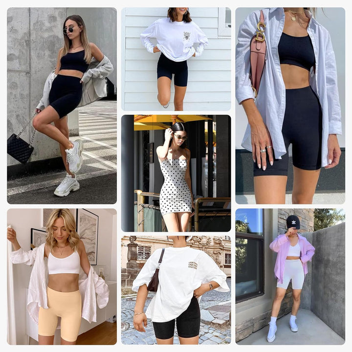 YADIFEN Radlerhose Damen Kurz Unterhose Hotpants Damen Boxershorts Damen Lange Frauen Panties Unterw