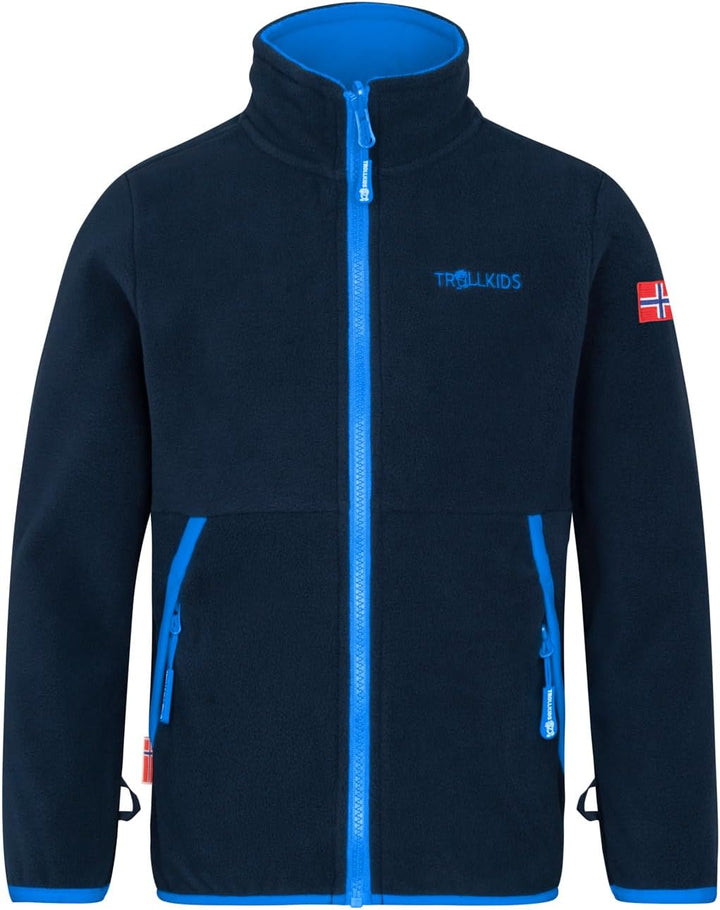 Trollkids wasserdichte atmungsaktive Kinder 3in1 Jacke mit verstellbarer Kapuze und Strickfleece-Inn
