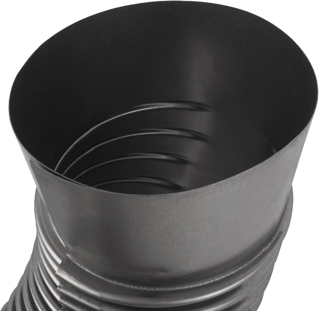 Ofenrohre Rauchrohr für Kaminöfen Ofenknie Kaminrohr Abgasrohr 90° Bogen ∅150mm Metall Komponenten d