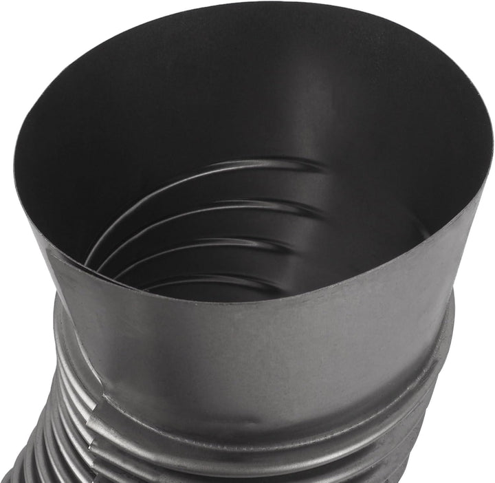 Ofenrohre Rauchrohr für Kaminöfen Ofenknie Kaminrohr Abgasrohr 90° Bogen ∅150mm Metall Komponenten d