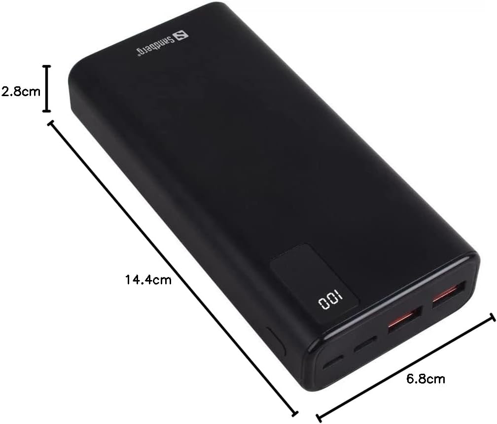 Sandberg Powerbank USB-C PD 20W 20000 420-59, único