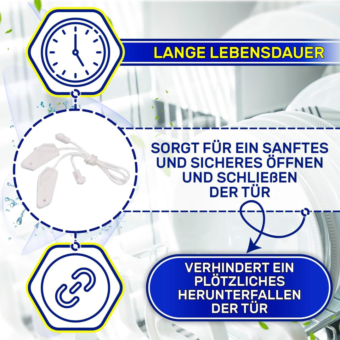 2 Stück Kabel für die Tür des Geschirrspüler mit Originalcode 00611370 611370 für Bosch Spülmaschine