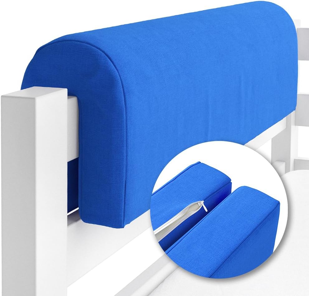VitaliSpa Bettkantenschutz Bettumrandung Kinderbett Kantenschutz Babybett (Blau), Blau