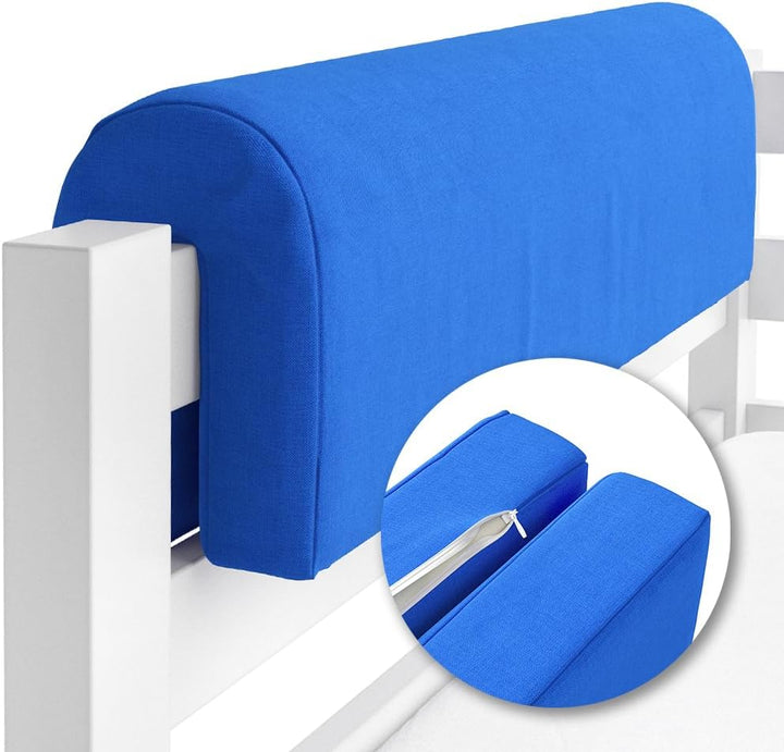 VitaliSpa Bettkantenschutz Bettumrandung Kinderbett Kantenschutz Babybett (Blau), Blau