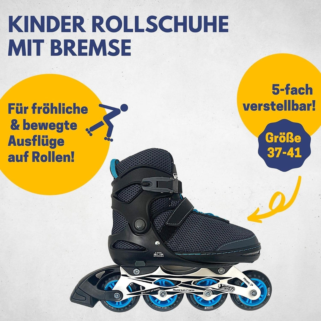 Best Sporting Inline Skates Erwachsene &amp; Jugendliche I Rollschuhe Grösse 37-41 I Breitenverstellung