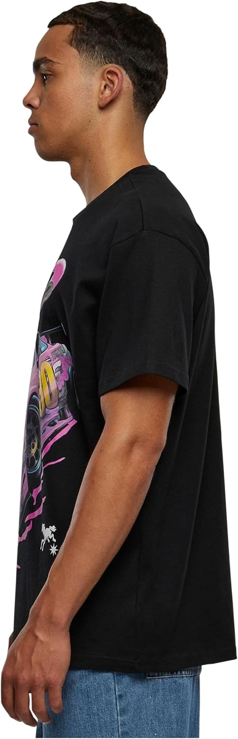 Mister Tee Herren Speed Heavy Oversize Tee XS Schwarz, XS Schwarz