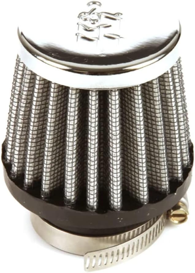 K&N RC-0790 KFZ und Motorrad Universal Chrom Filter Rot