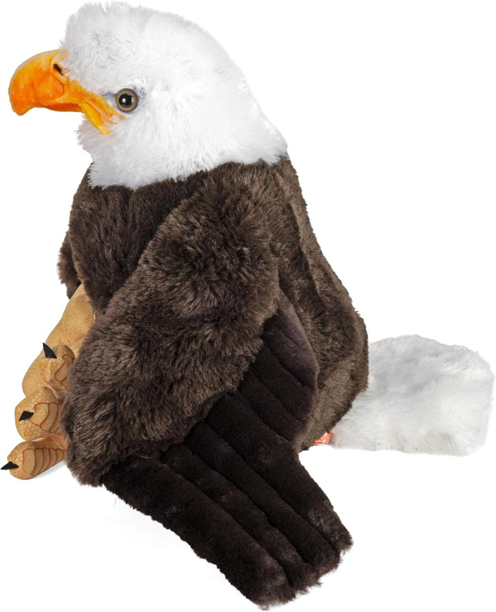 Wild Republic Artist Collection Weisskopfseeadler, Geschenk für Kinder, 38 cm, Plüschtier, Füllmater