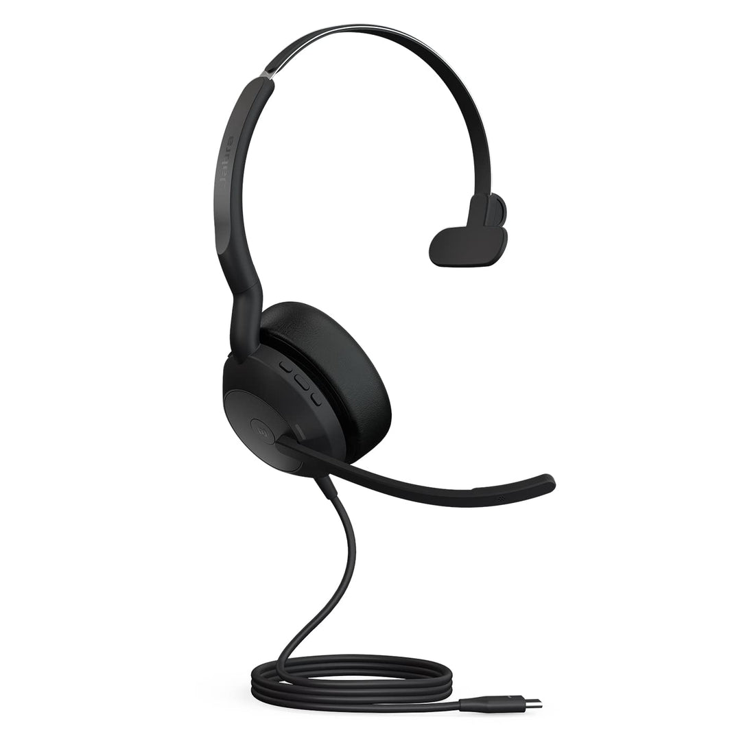 Jabra Evolve2 50 - Kabelgebundenes Mono-Headset mit Jabra Air Comfort - Mikrofone mit aktiver Geräus
