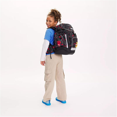 ergobag maxi set 6-teilig, ergonomischer Schulrucksack Grundschule für Mädchen und Jungen, ideal für