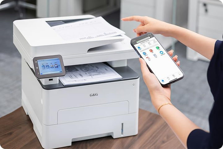 G&amp;G GM3310DW 3-in-1 Monochrom-Laserdrucker, Drucken,Scannen,Kopieren, Automatischer Duplexdruck, WLA