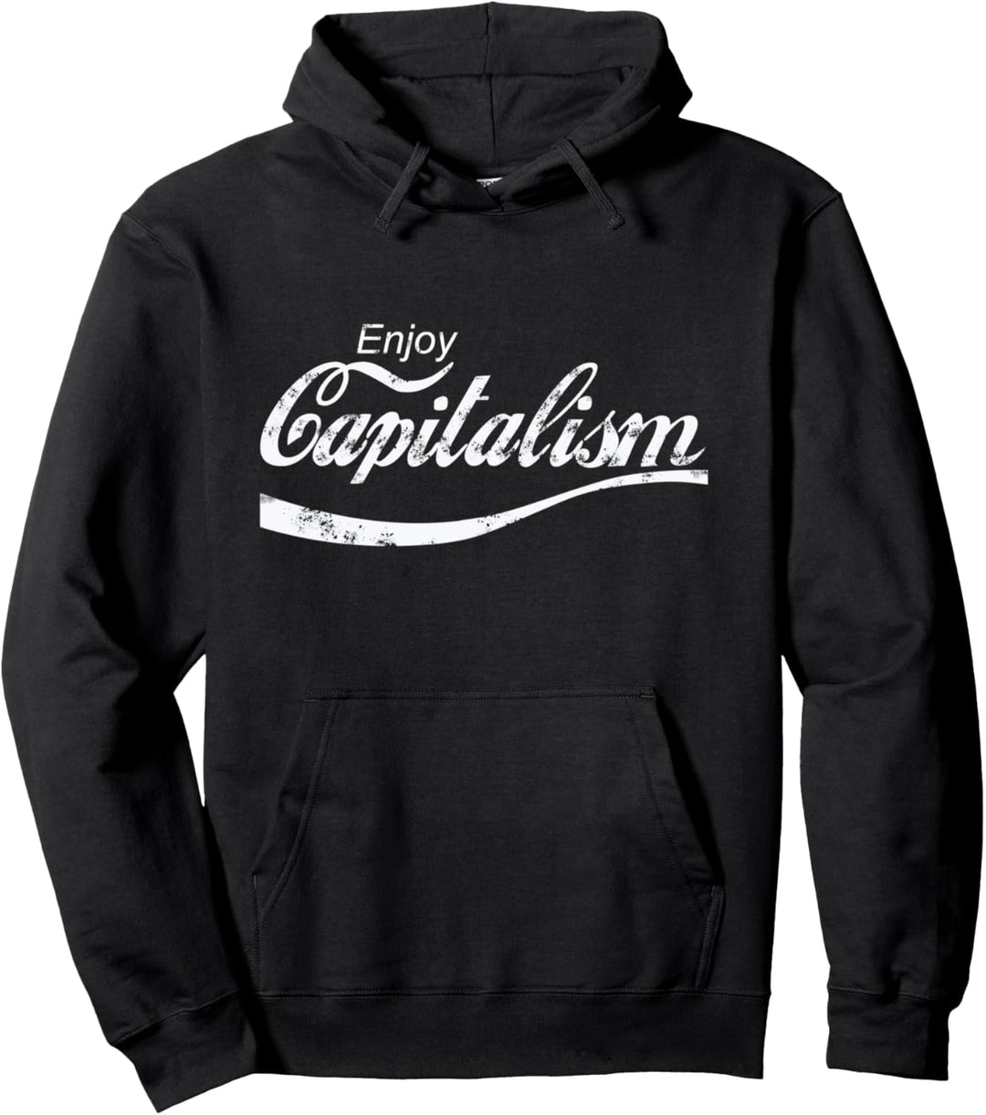 Enjoy Capitalism Unternehmer Geld Aktien Pullover Pullover Hoodie