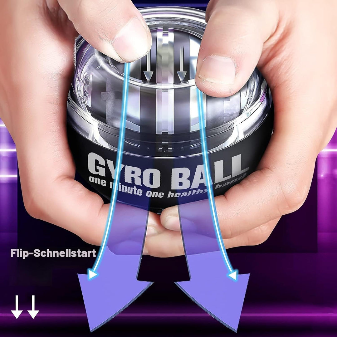 Handgelenktrainer-Ball, Auto-Start, Handgelenkstärker, Gyroskopischer Unterarm-Trainer, Gyro-Ball zu