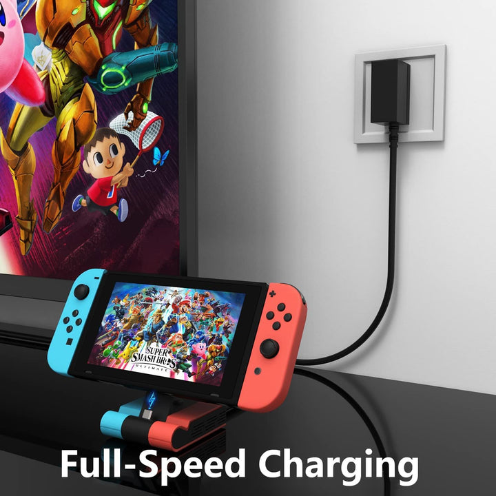 Switch TV Dock,Docking Station für Nintendo Switch/Switch OLED, Faltbare Typ C zu HDMI Adapter Switc