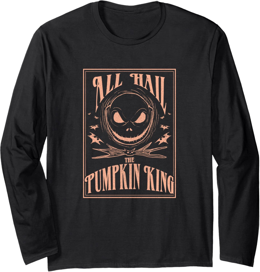 Disney The Nightmare Before Christmas Hail The Pumpkin King Langarmshirt