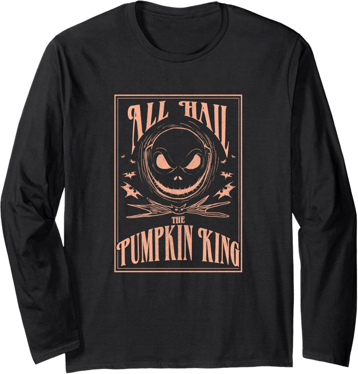Disney The Nightmare Before Christmas Hail The Pumpkin King Langarmshirt